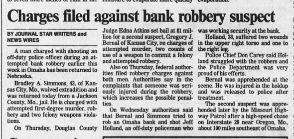 Clipping from Lincoln Journal Star